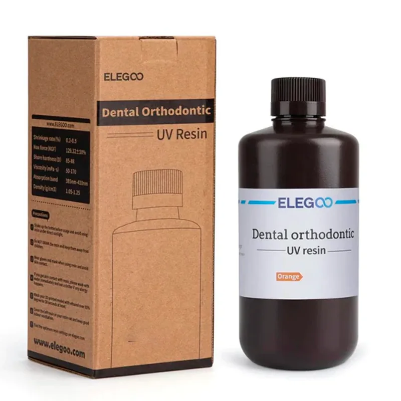 Resina Ortodoncia 0.5Kg Elegoo Naranja